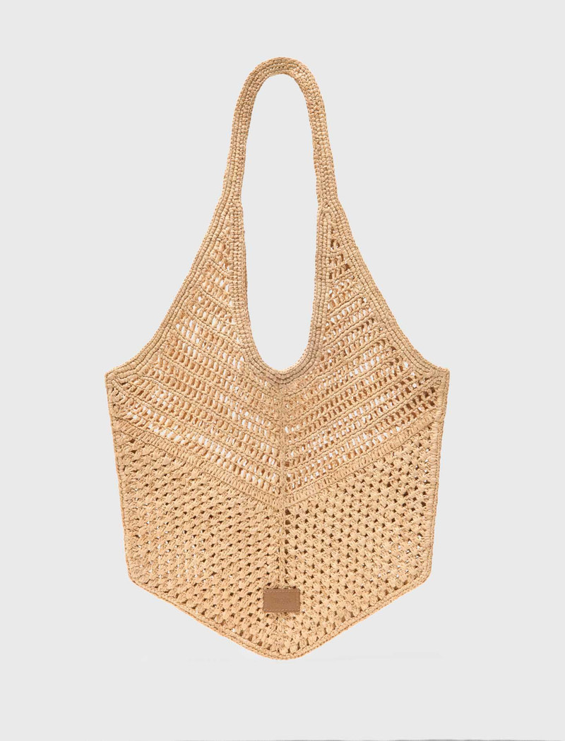 Natural raffia bag 10