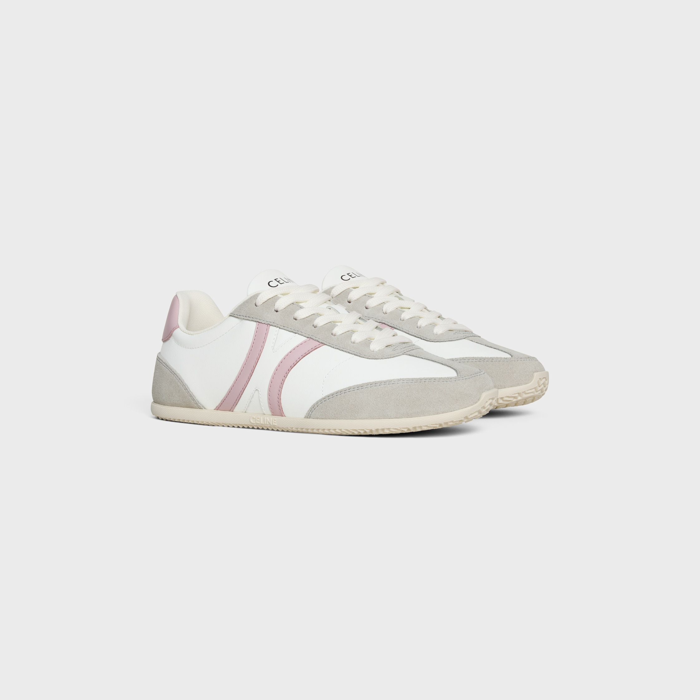 CELINE JOGGER LOW LACE-UP SNEAKER IN Calfskin & Suede Calfskin - 2
