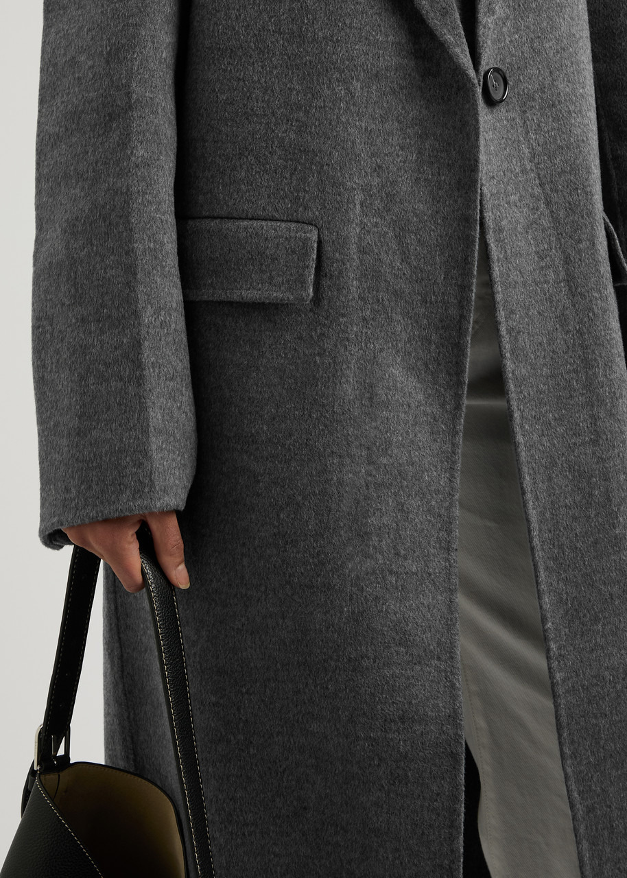 Toteme Brushed Wool Coat - 5