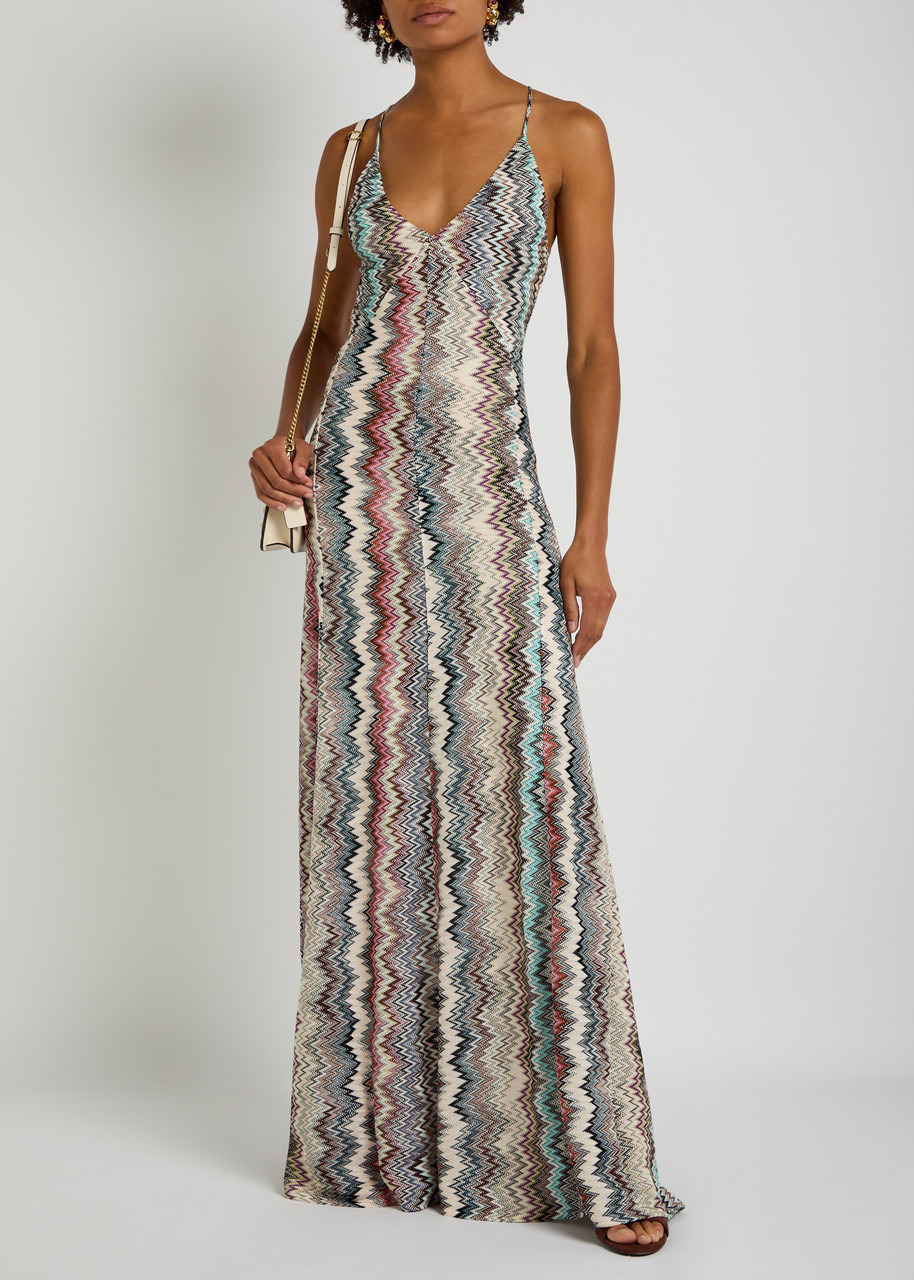 Missoni Zigzag Metallic-knit Maxi Dress - 4