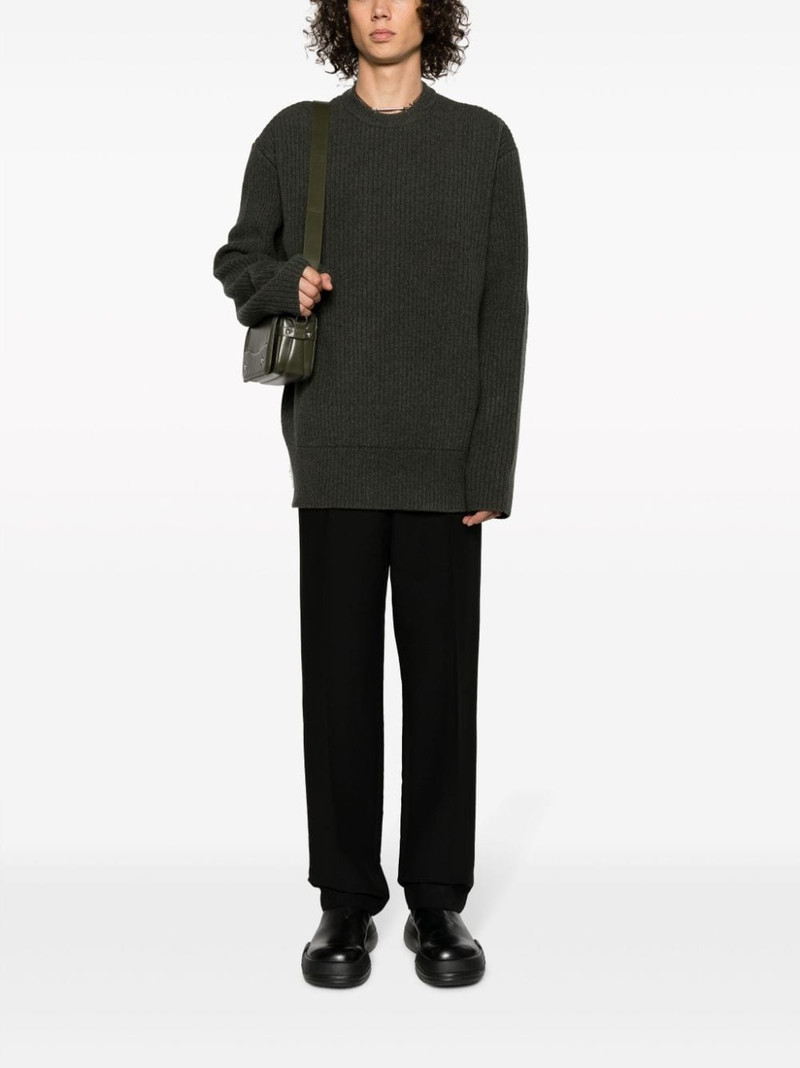 Givenchy ribbed-knit wool crew-neck jumper outlook