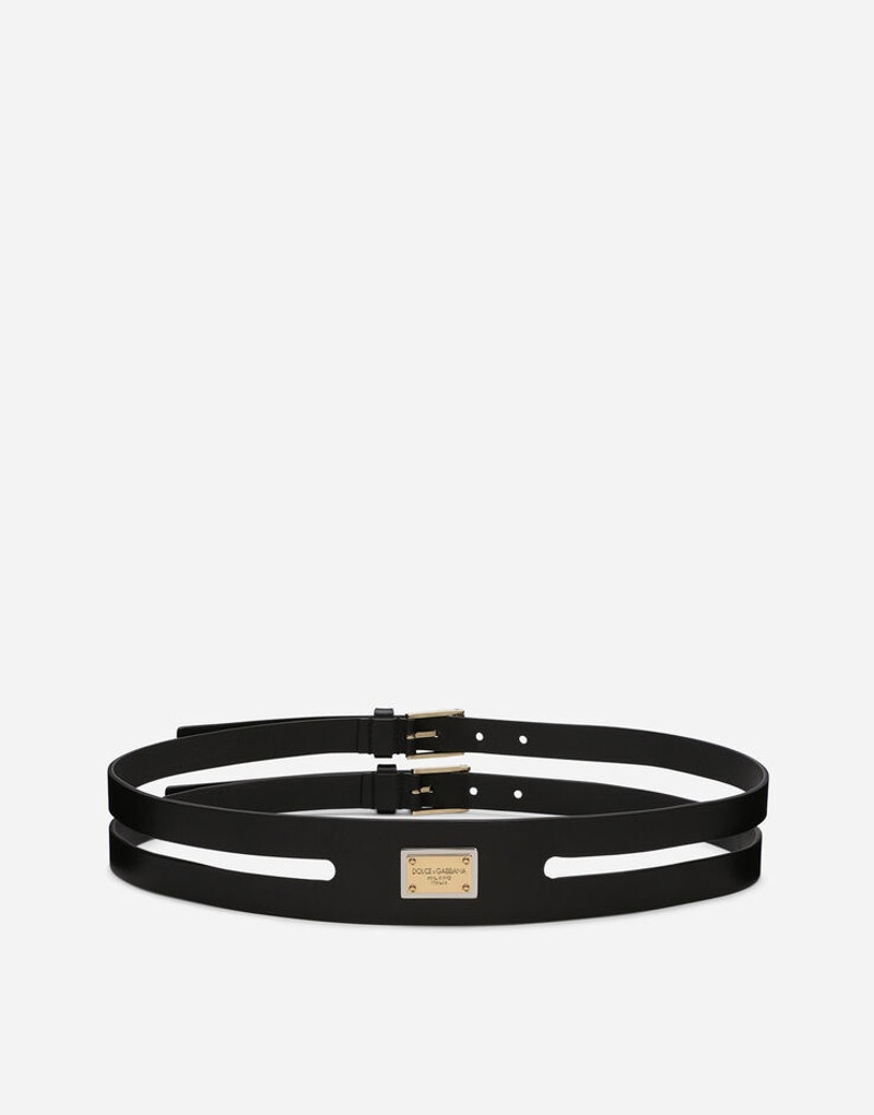 Belt with logo tag - 1