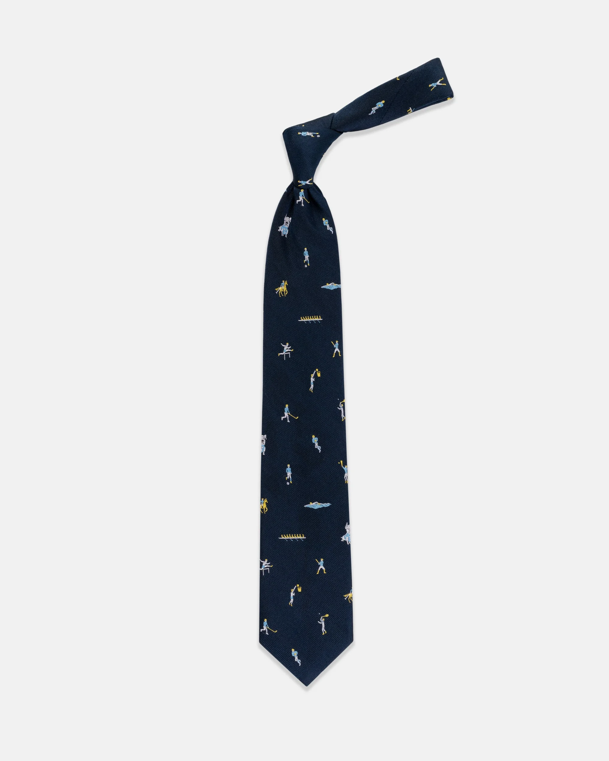 MADE-IN-ENGLAND YALE SPORTS CLUB TIE - 1