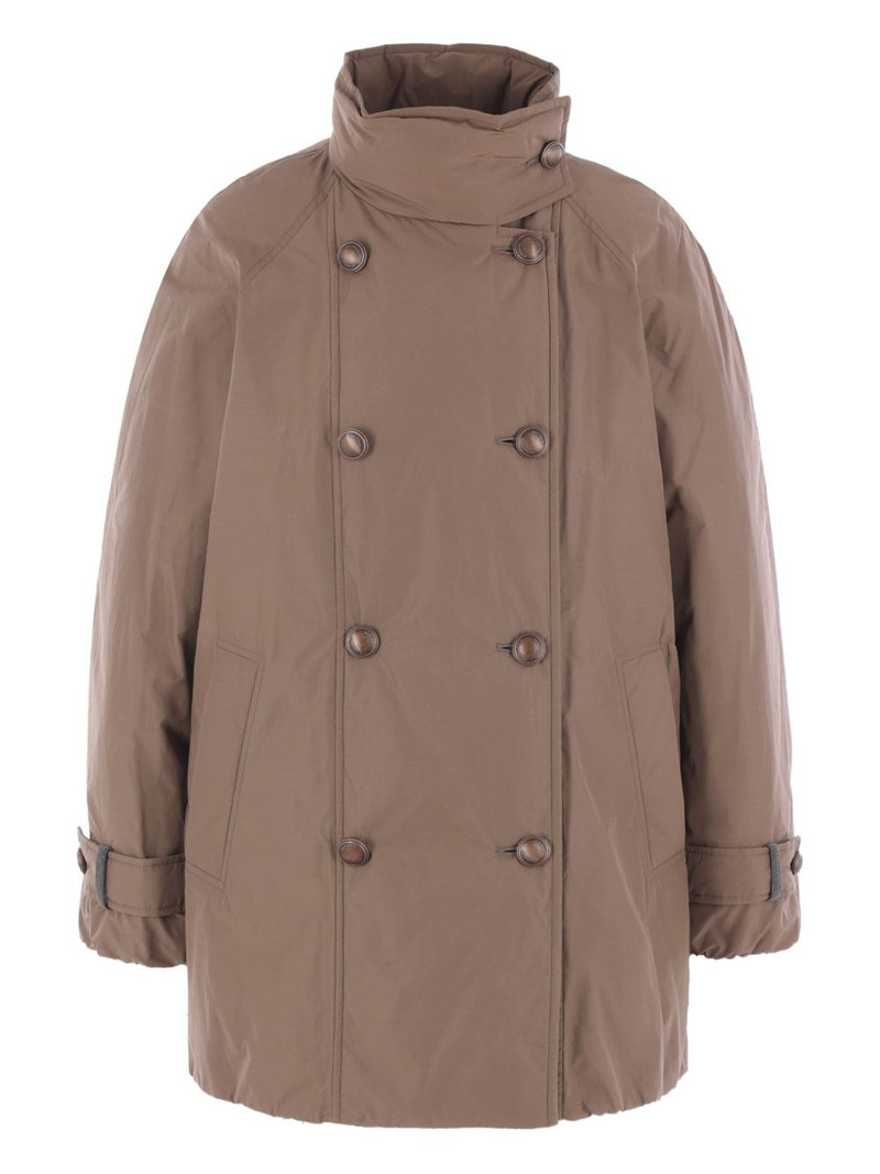 double-breasted button coat 1