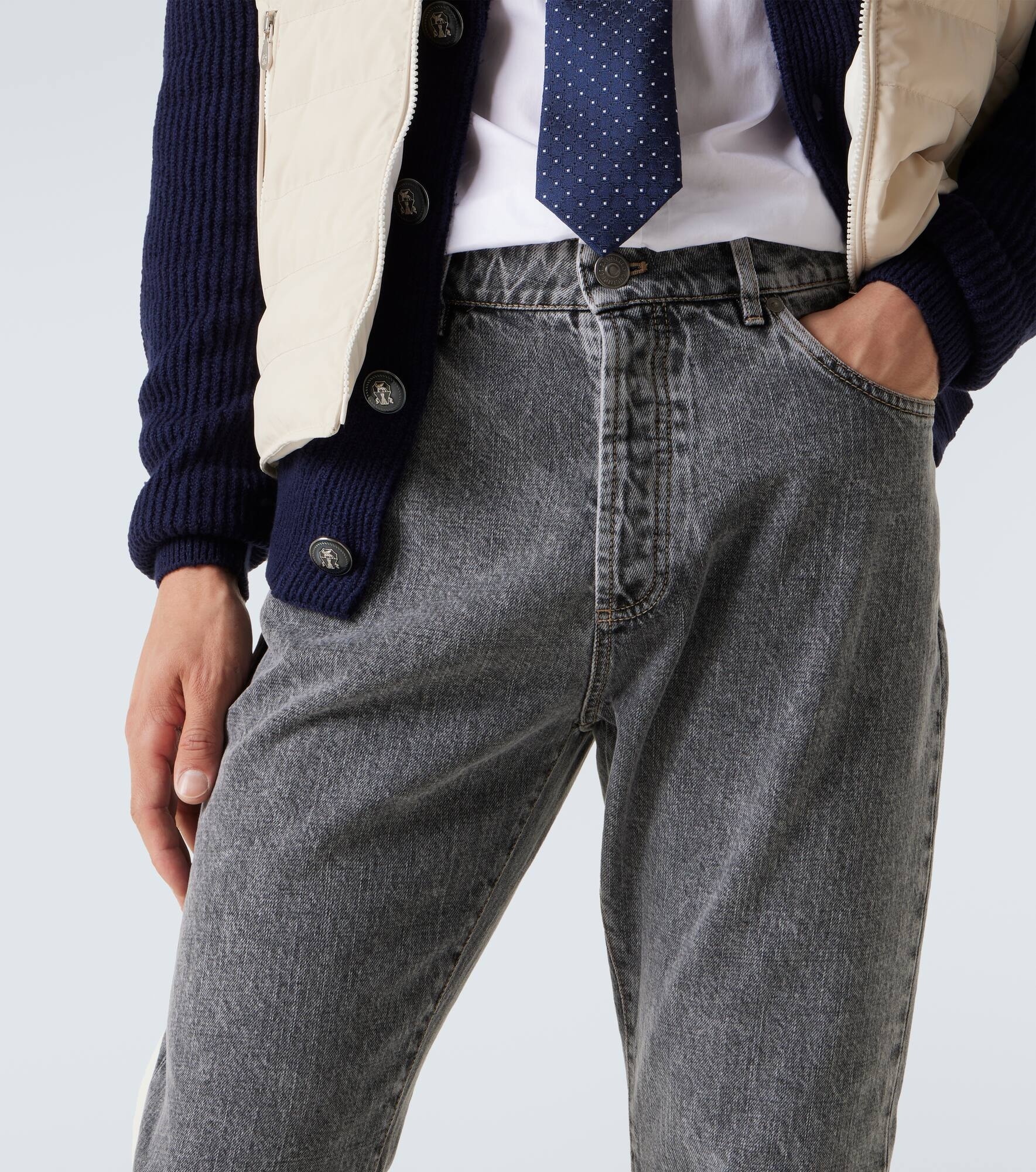 Mid-rise slim jeans - 5