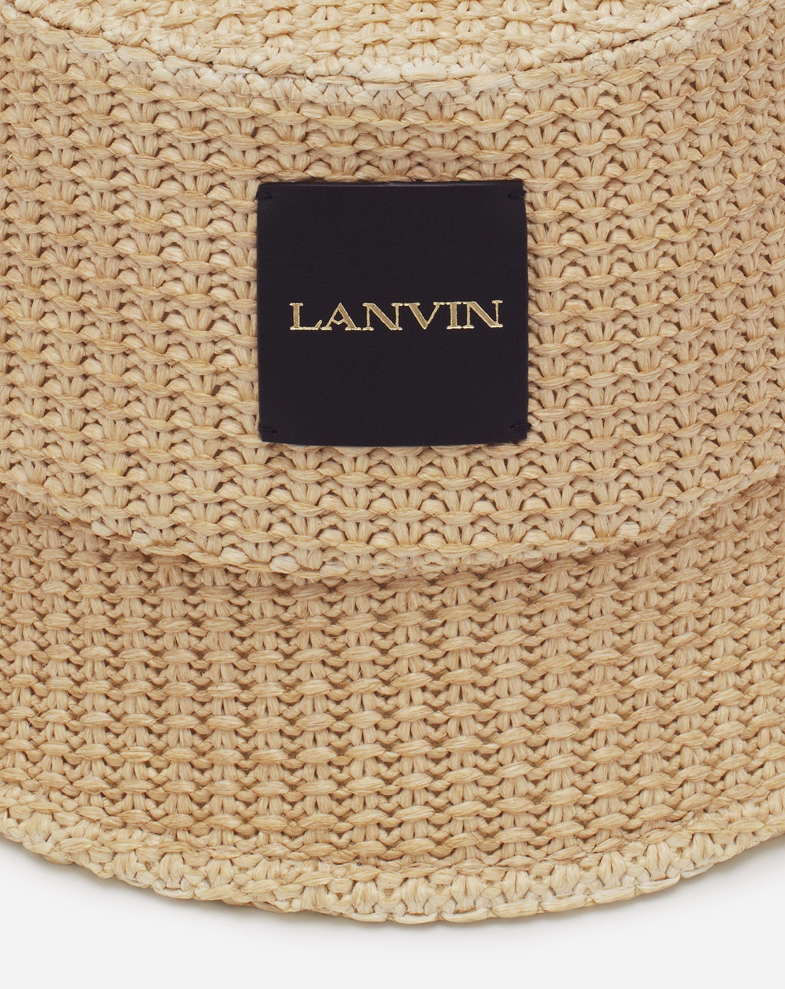 LANVIN ÉTÉ RAFFIA BUCKET HAT - 4