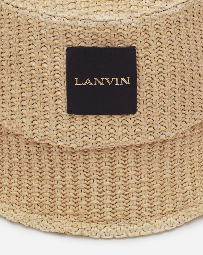 LANVIN ÉTÉ RAFFIA BUCKET HAT 4