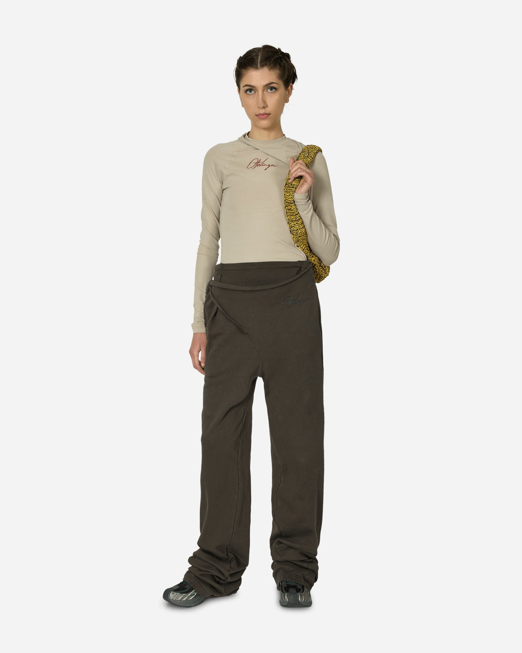 Otto Sweatpants Dark Brown - 4