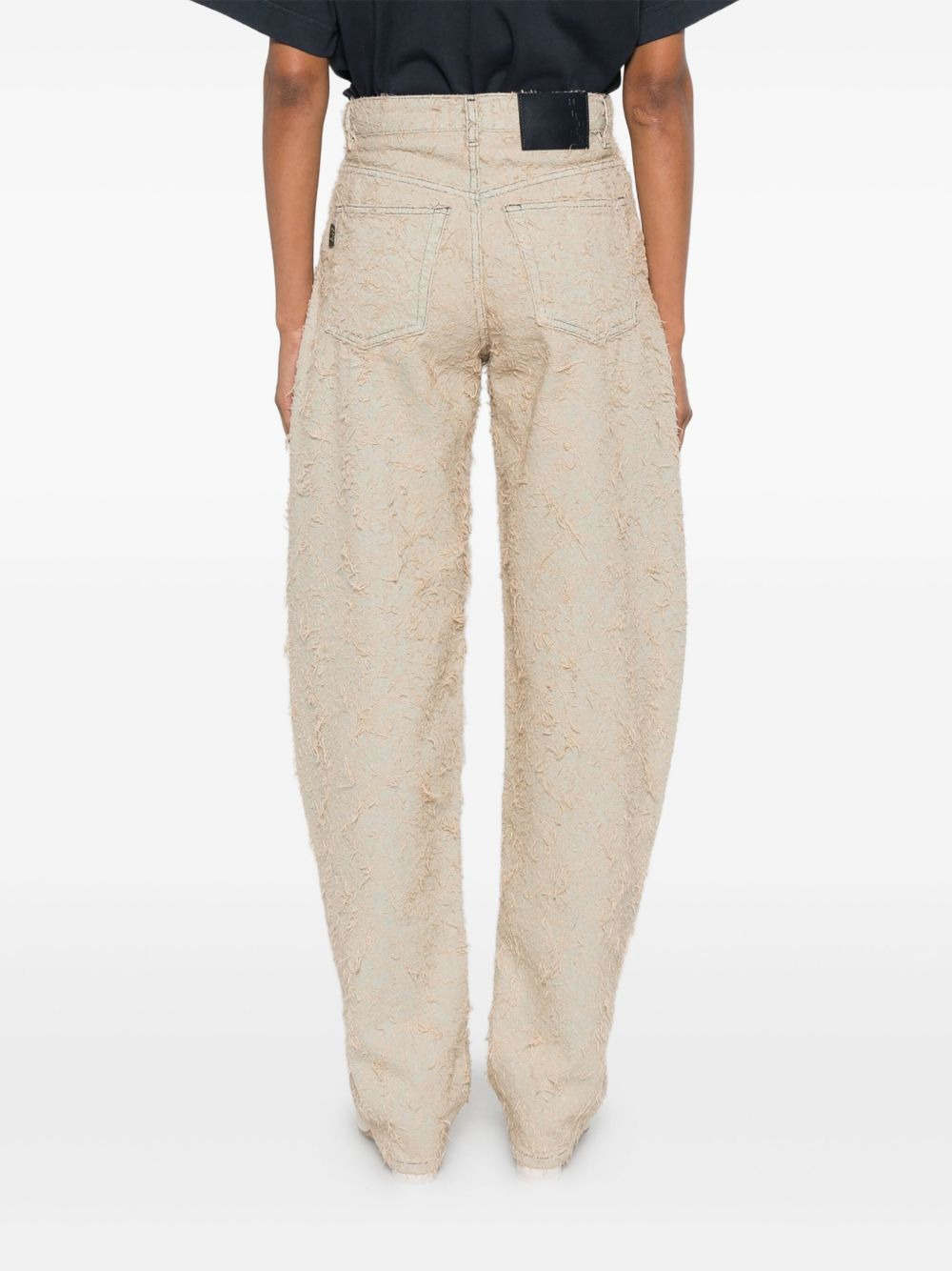Bibi jacquard tapered jeans - 4