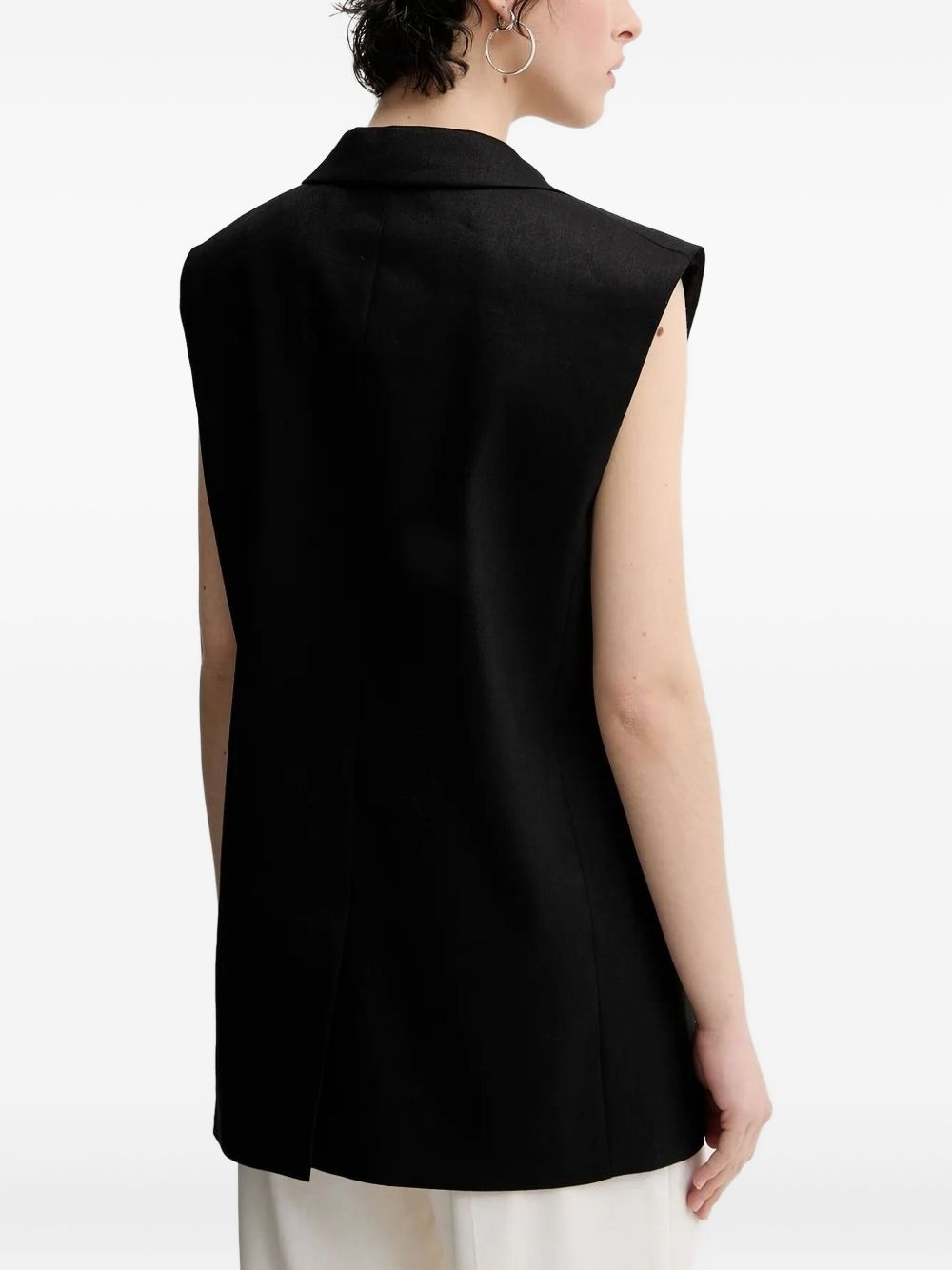sleeveless single-breasted waistcoat - 2