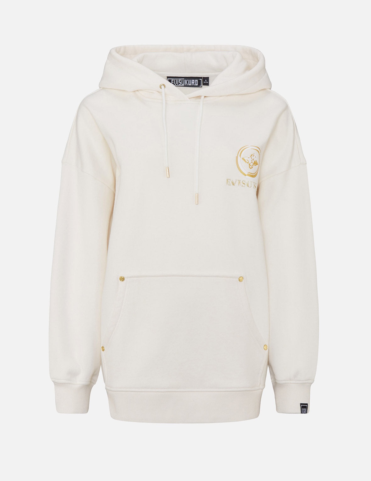 Kamon and Logo Embroidered Hoodie - 1