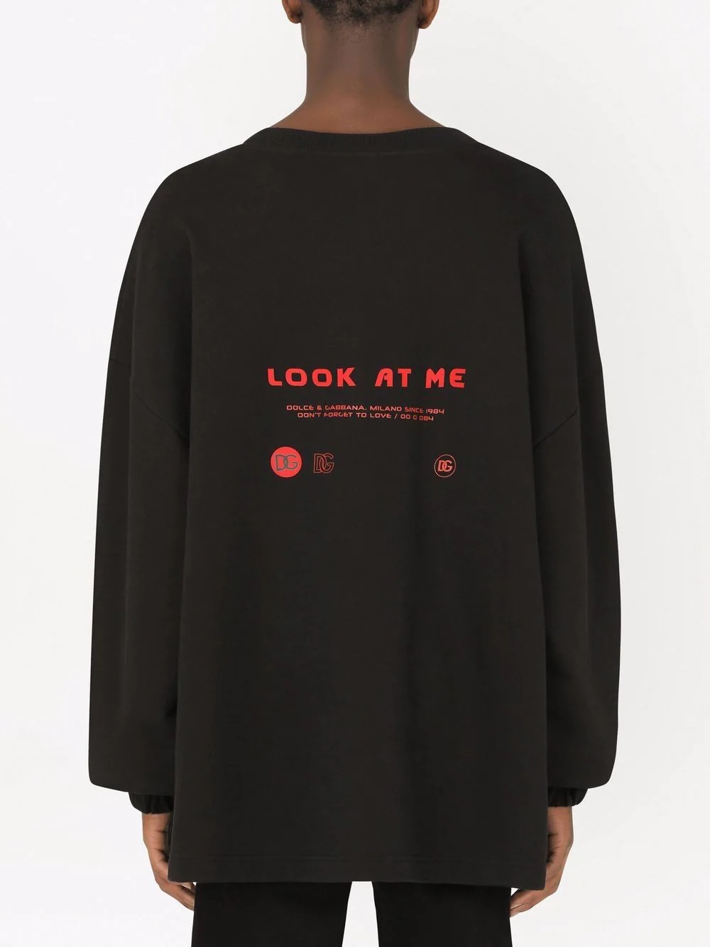 Look At Me graphic longsleeved T-shirt - 4