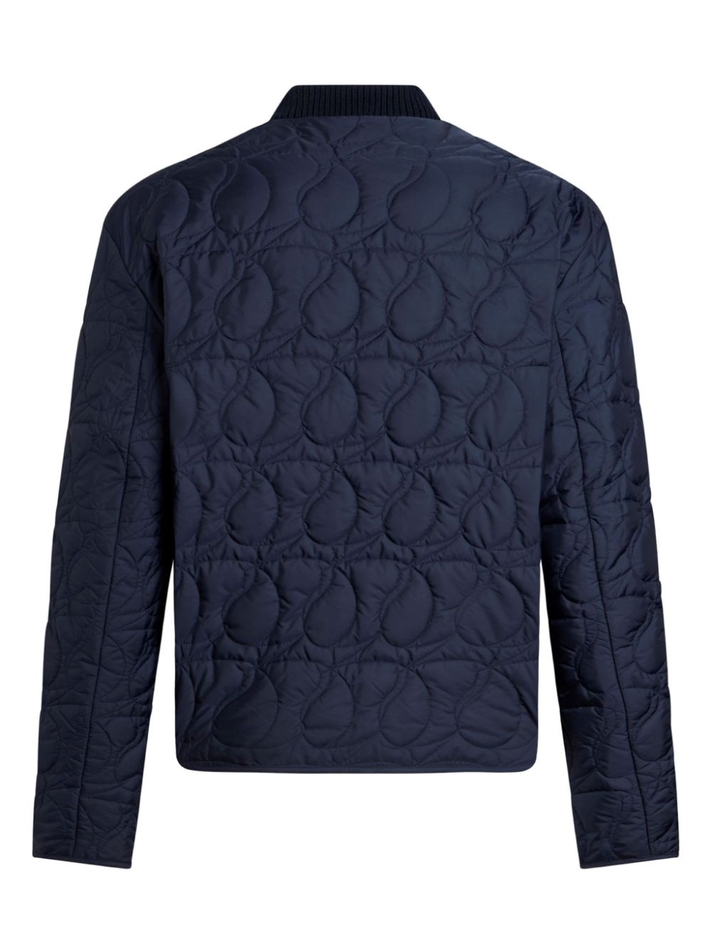 paisley-quilt bomber jacket - 2