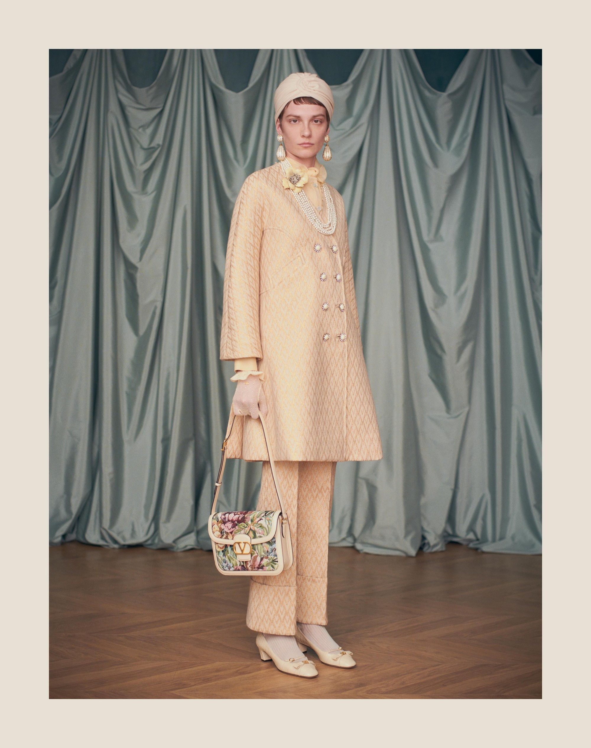 LUREX JACQUARD TOUTE LA V COAT - 11