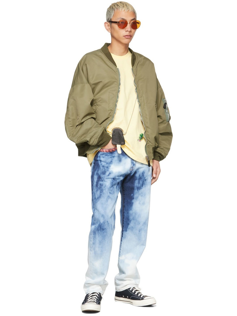 doublet Yellow Vegetable Dyed Lettuce T-Shirt outlook