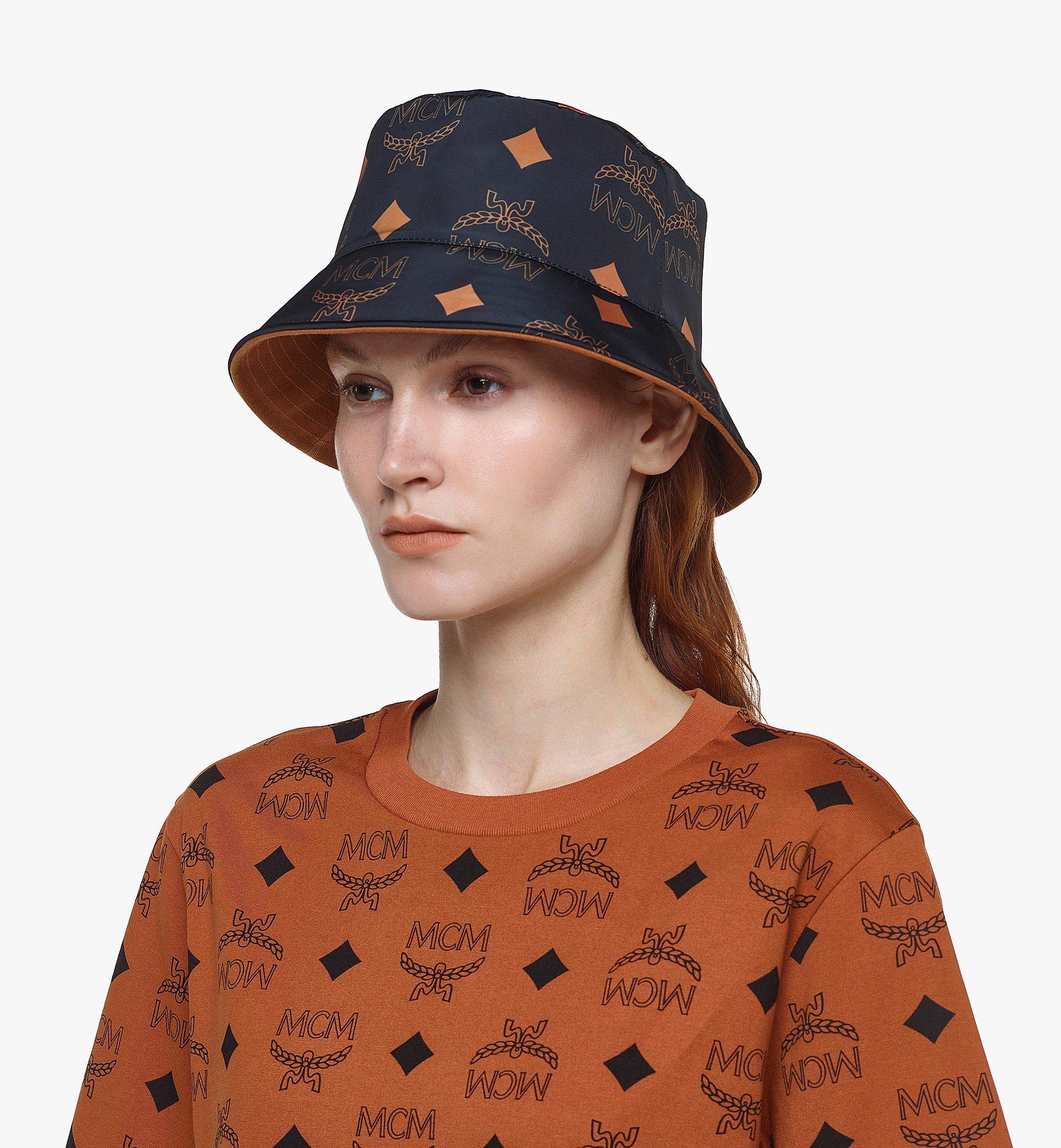 Reversible Monogram Bucket Hat in Recycled Polyester - 7