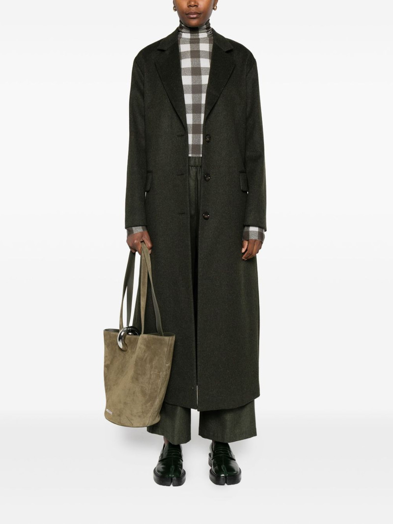 Aspesi button-fastening pocket coat outlook