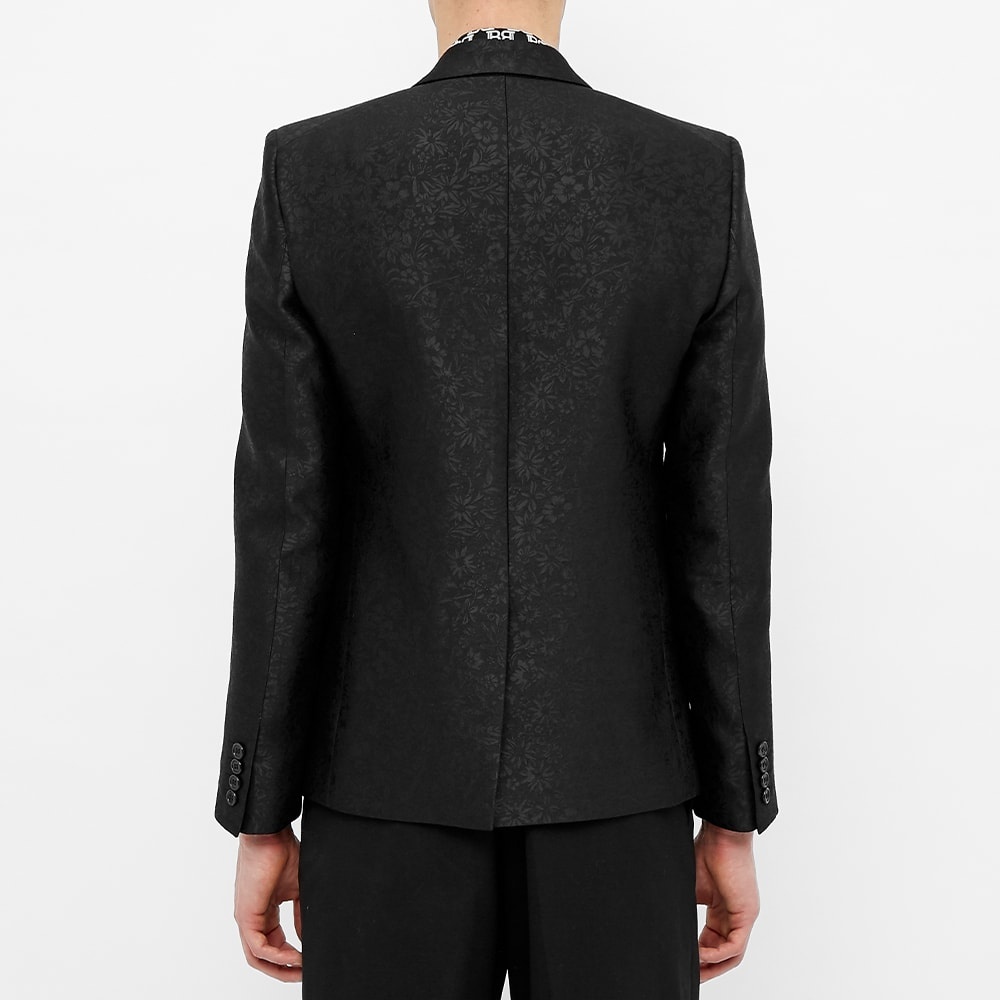 Saint Laurent Jacquard 1 Button Blazer - 5