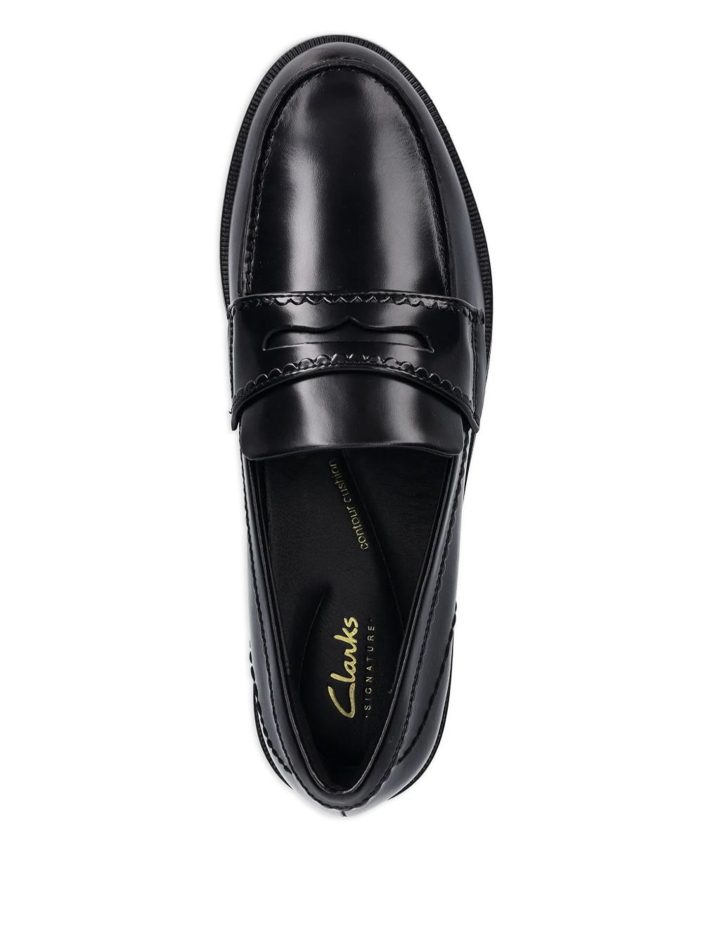 penny leather loafers - 4