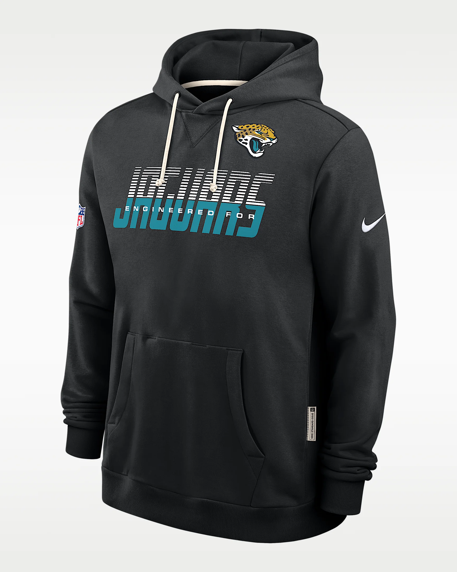 Jacksonville Jaguars Sideline Standard Issue Men's Nike Dri-FIT NFL Pullover Hoodie - 1