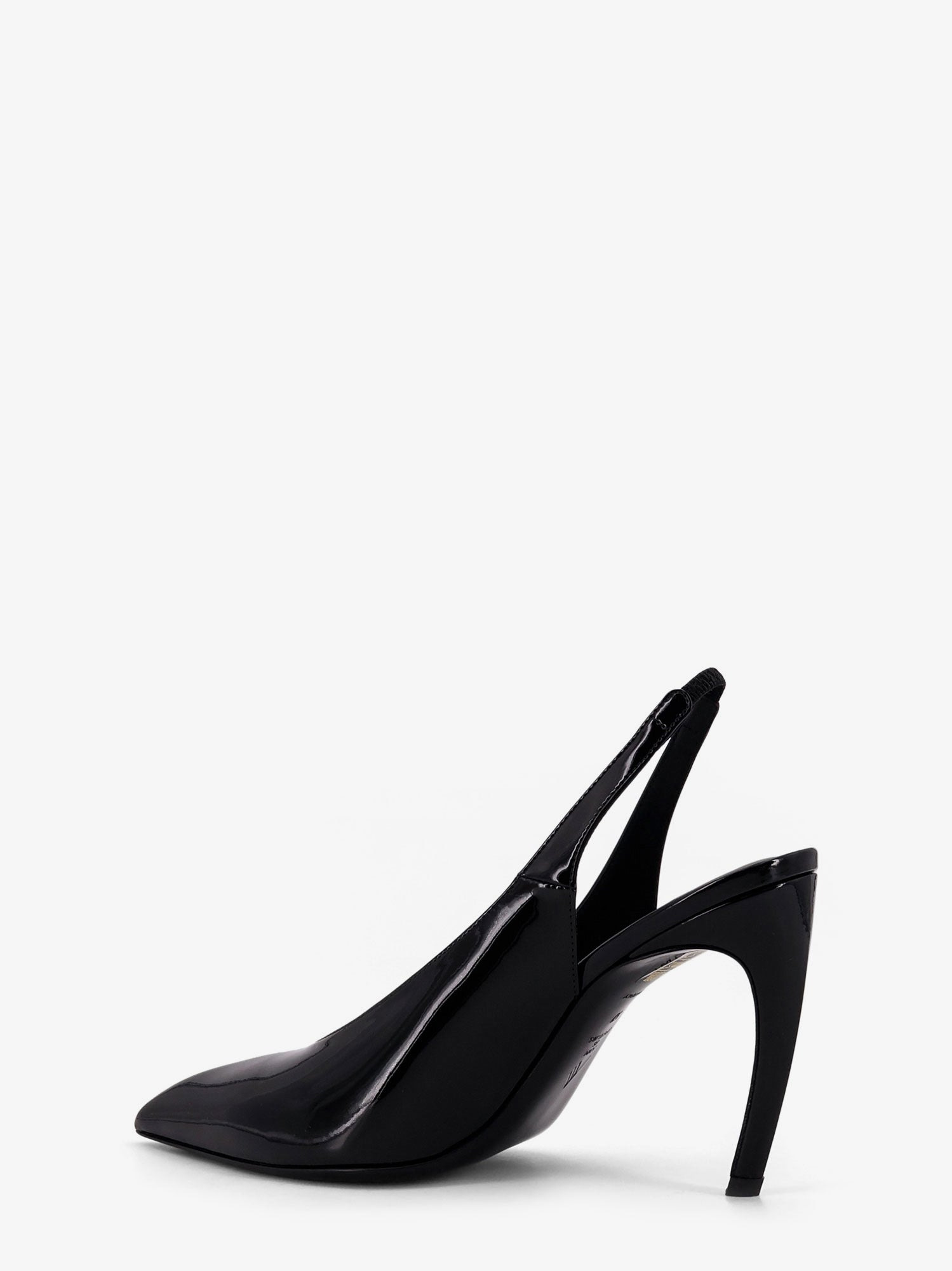 The Attico Viper Leather Slingback Pumps - 3