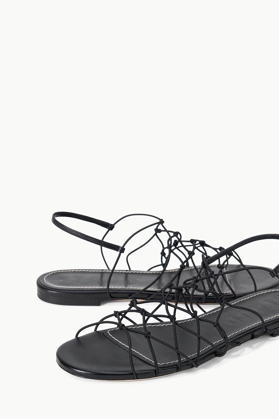 STAUD GIO KNOT SANDAL BLACK - 4