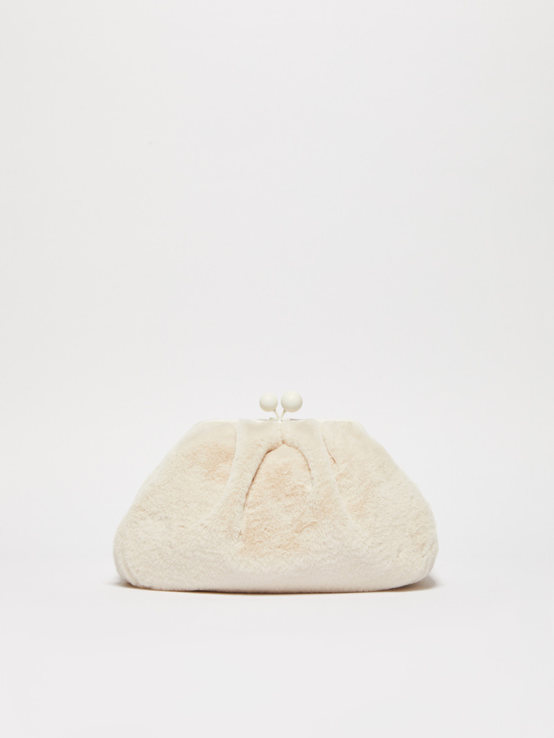 GIANNA Medium furry fabric Pasticcino Bag 3