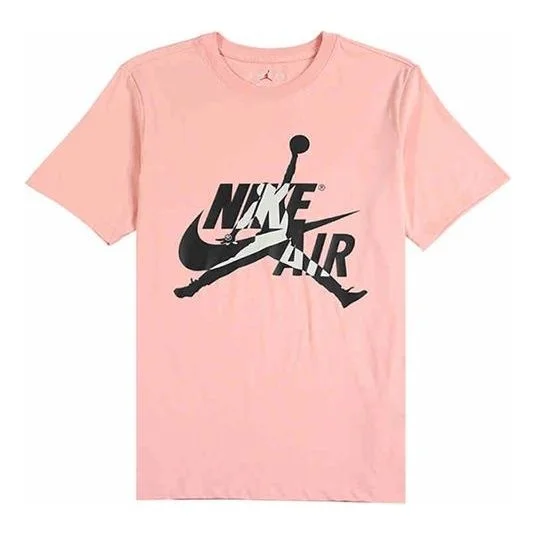 Air Jordan Jumpman logo Sports short sleeve Men Pink BV5906-623 - 1
