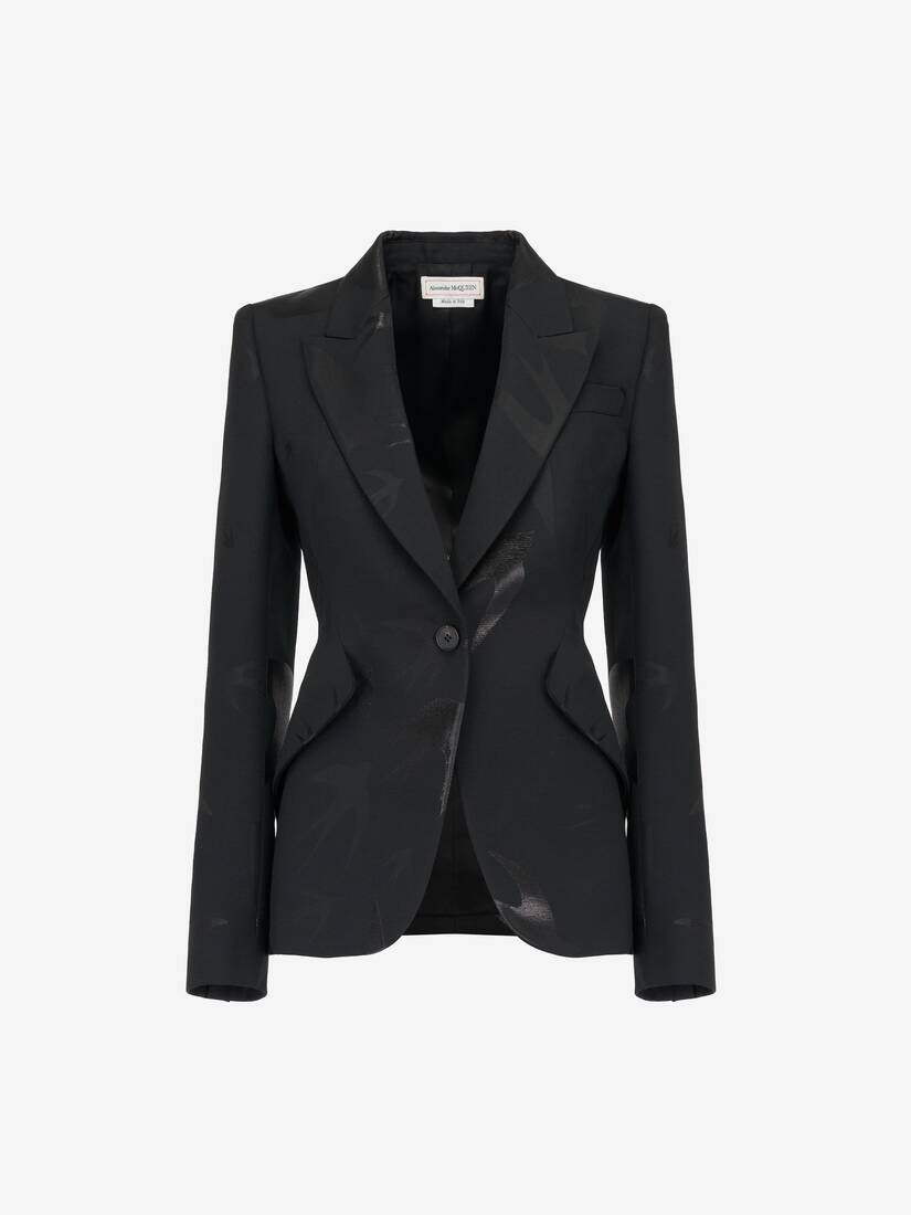 Women's Swallow Peak Shoulder Jacket in Black - 1