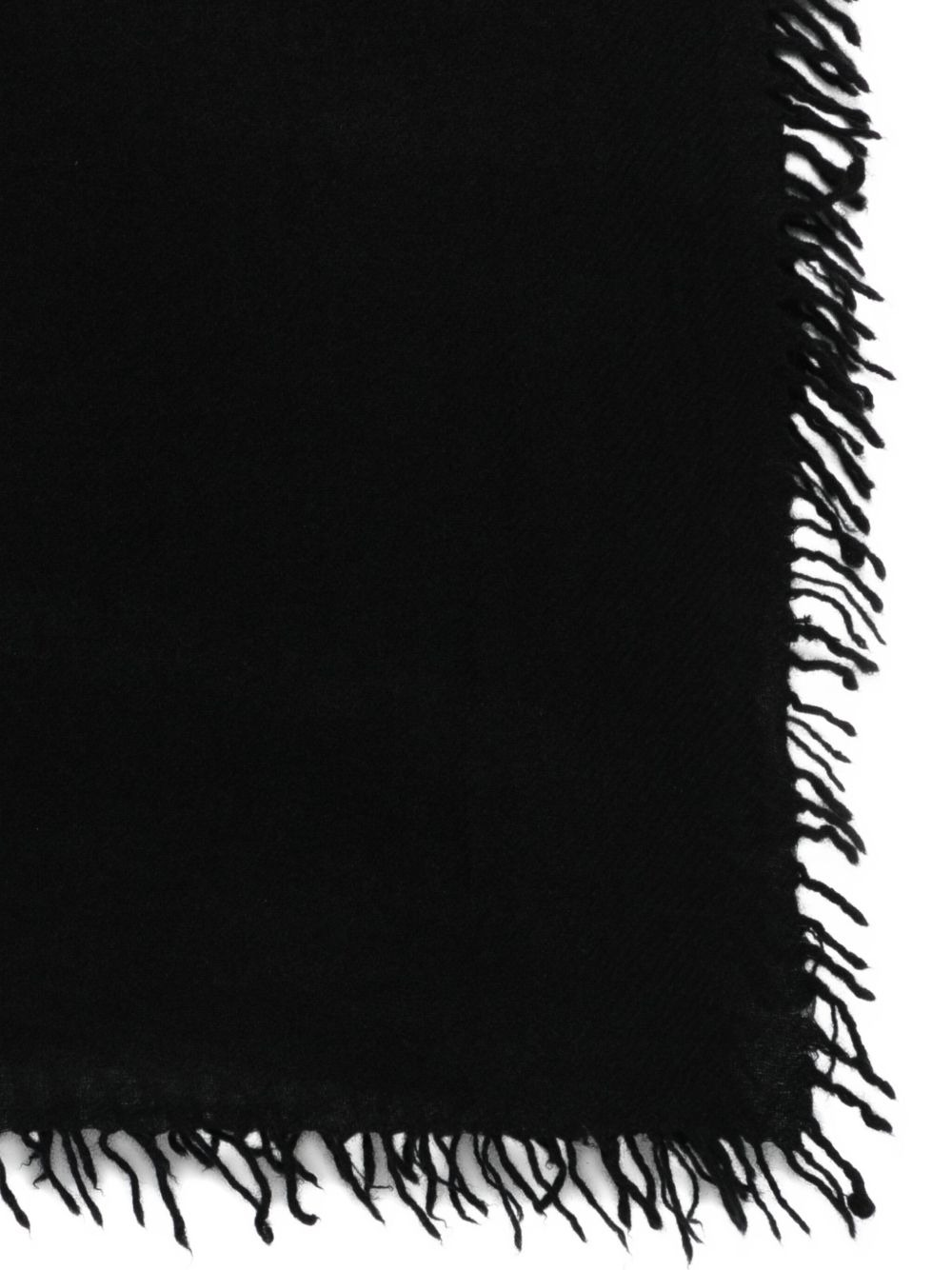 fringed cashmere scarf - 3