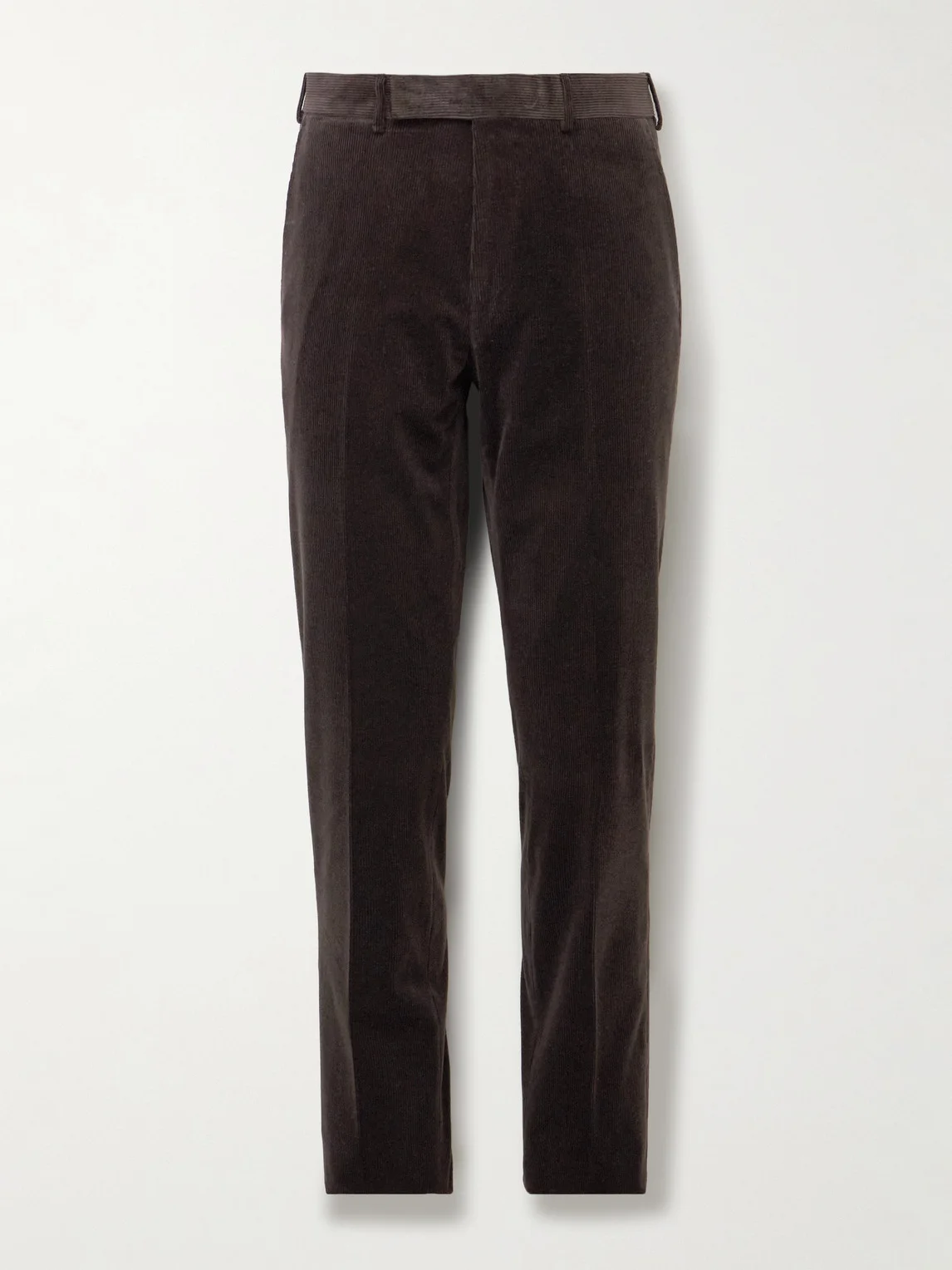 Slim-Fit Cotton-Blend Corduroy Trousers - 1