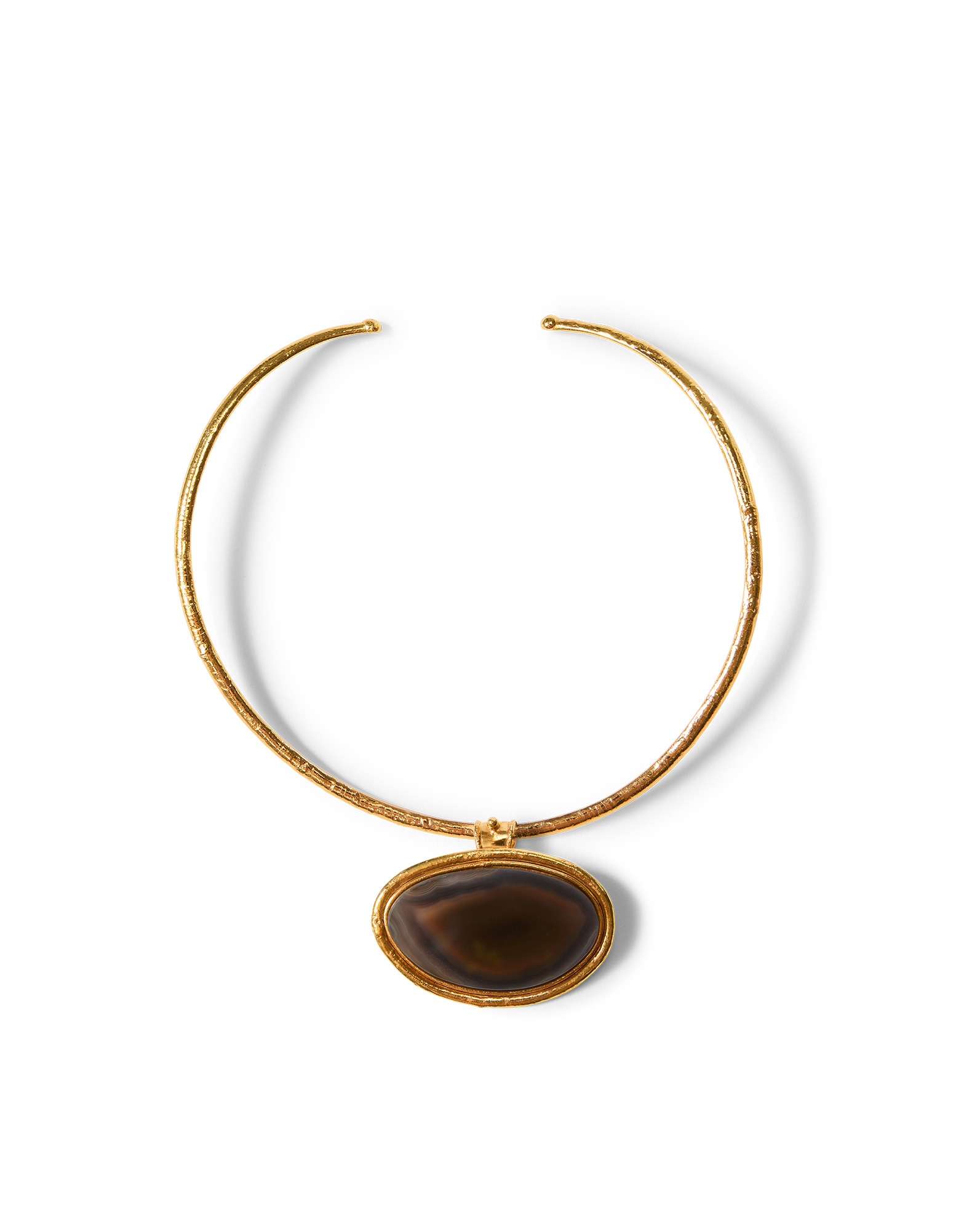 DAKOTA BROWN AGATE NECKLACE - 5