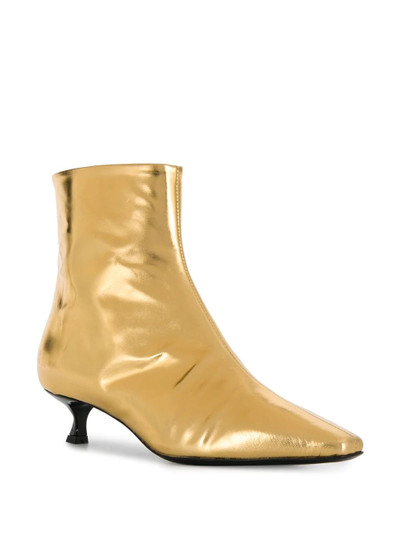 MSGM pointed-toe ankle boots outlook