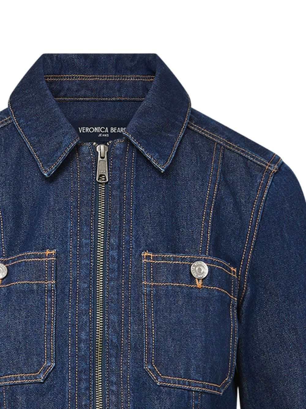 Patty zip-front denim jacket - 2