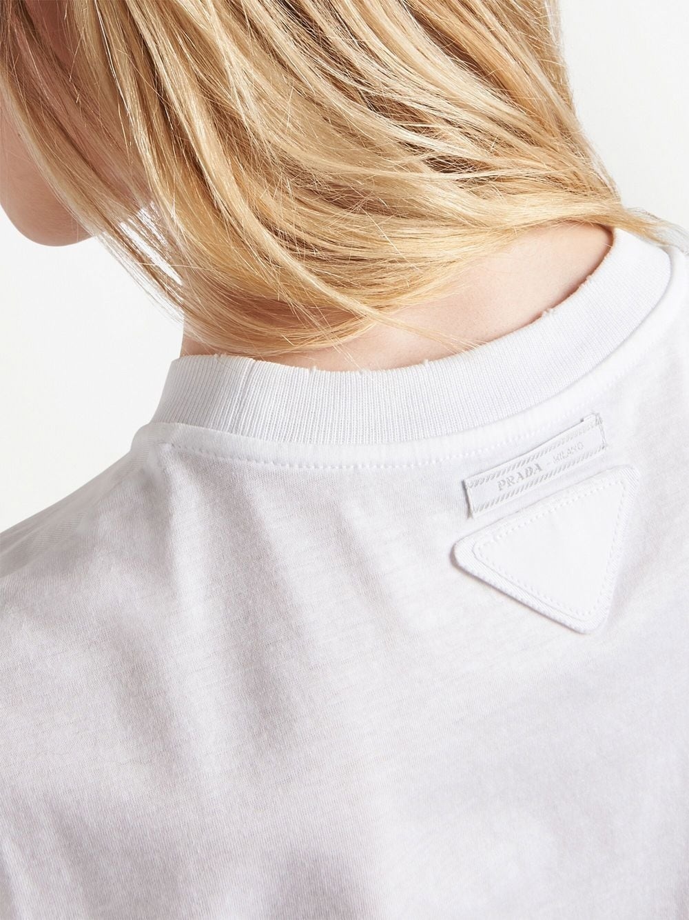logo-appliqué cotton T-shirt - 5