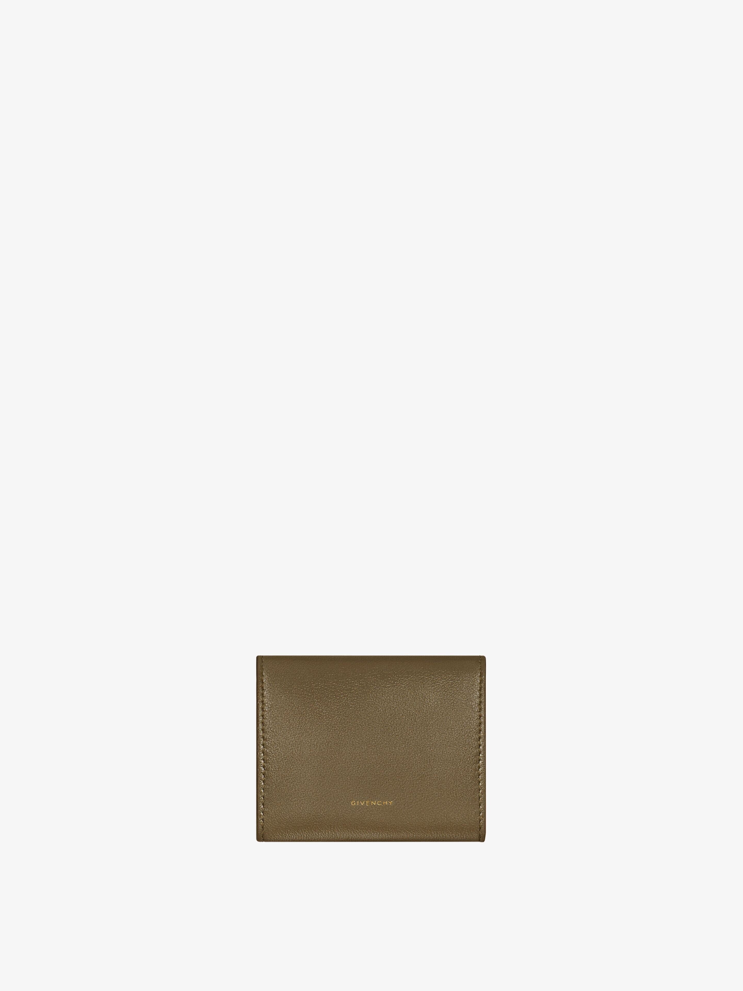 4G TRIFOLD WALLET IN GRAINED LEATHER - 3