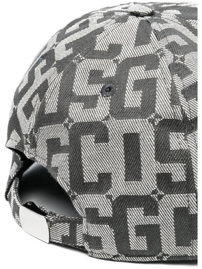 GCDS logo-print cotton cap outlook