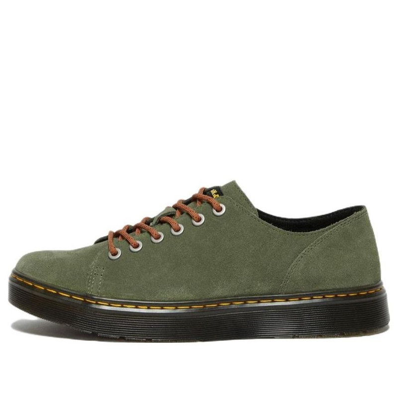 Dr. Martens Dante Suede Leather Shoes 'Khaki Green' 27780384 - 1