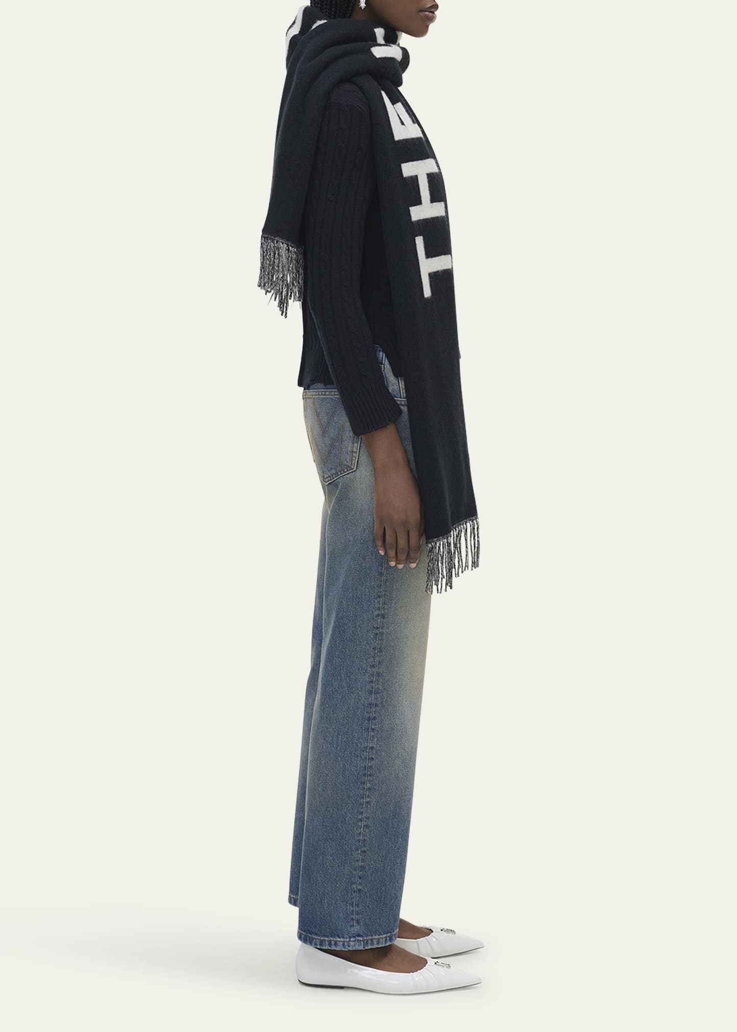The Scarf Fringe Wool - 3
