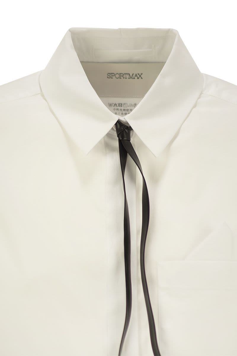 Sportmax Gesso - Oversize Poplin Shirt - 4