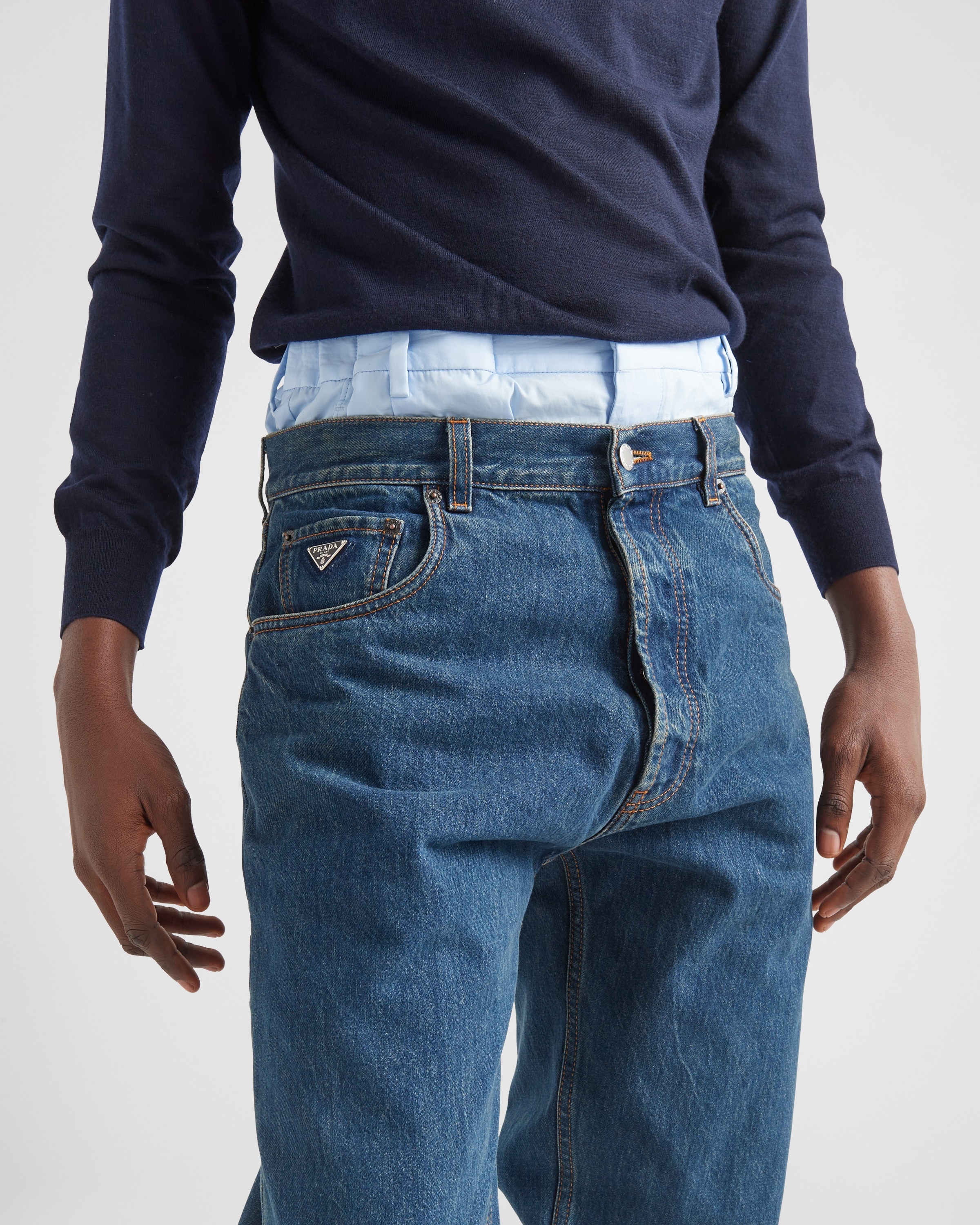 【プラダ・PRADA】Five-pocket denim jeans Prada Five-Pocket Denim Jeans | Saks Fifth Avenue