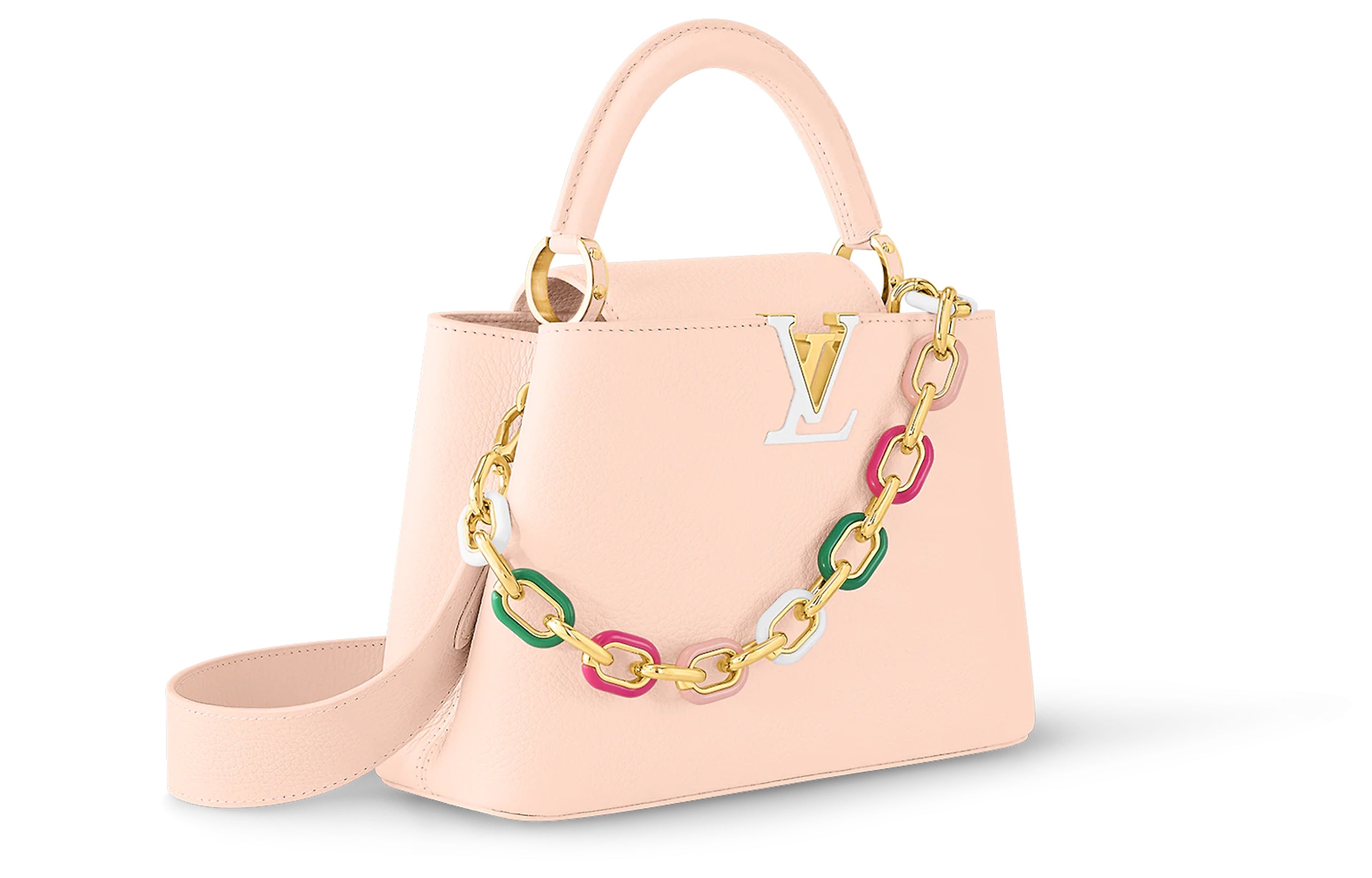 (WMNS) LOUIS VUITTON Capucines BB Handbag 'Pink' M21643 - 3
