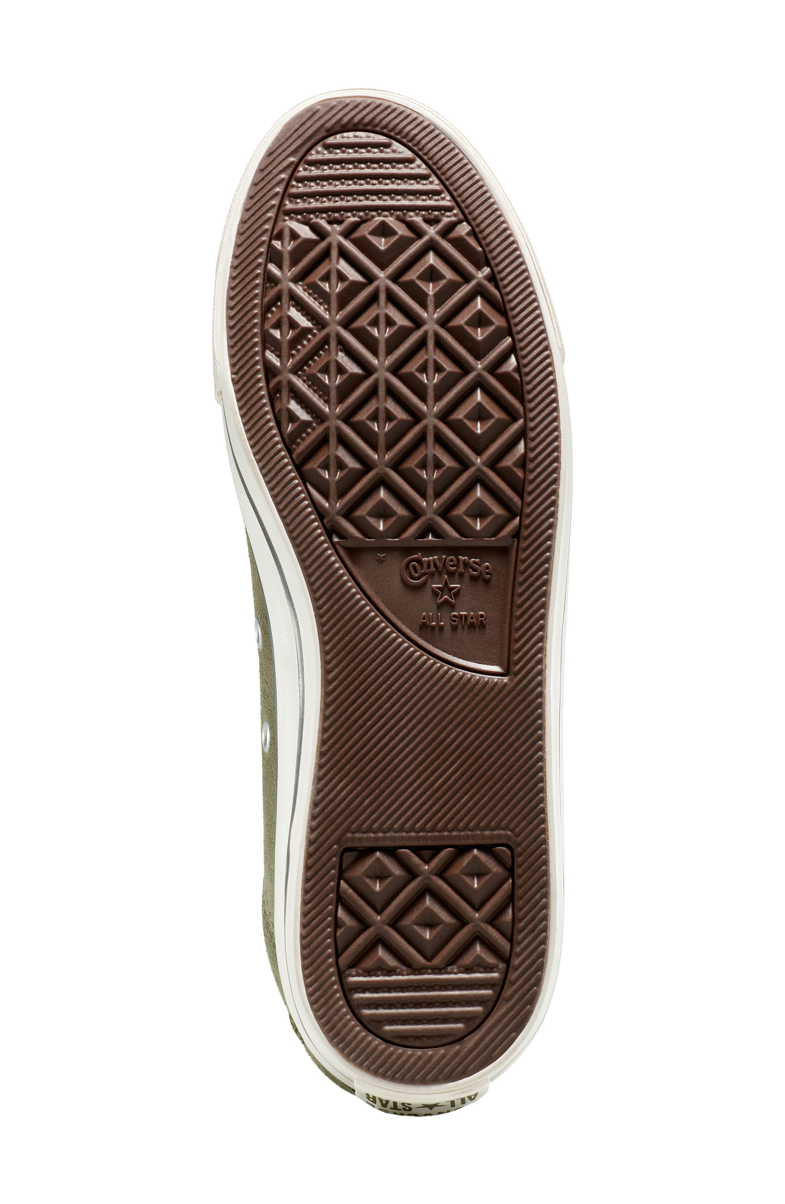 Converse Chuck Taylor All Stair Dainty Suede Sneaker in Utility/Egret/Utility at Nordstrom - 3