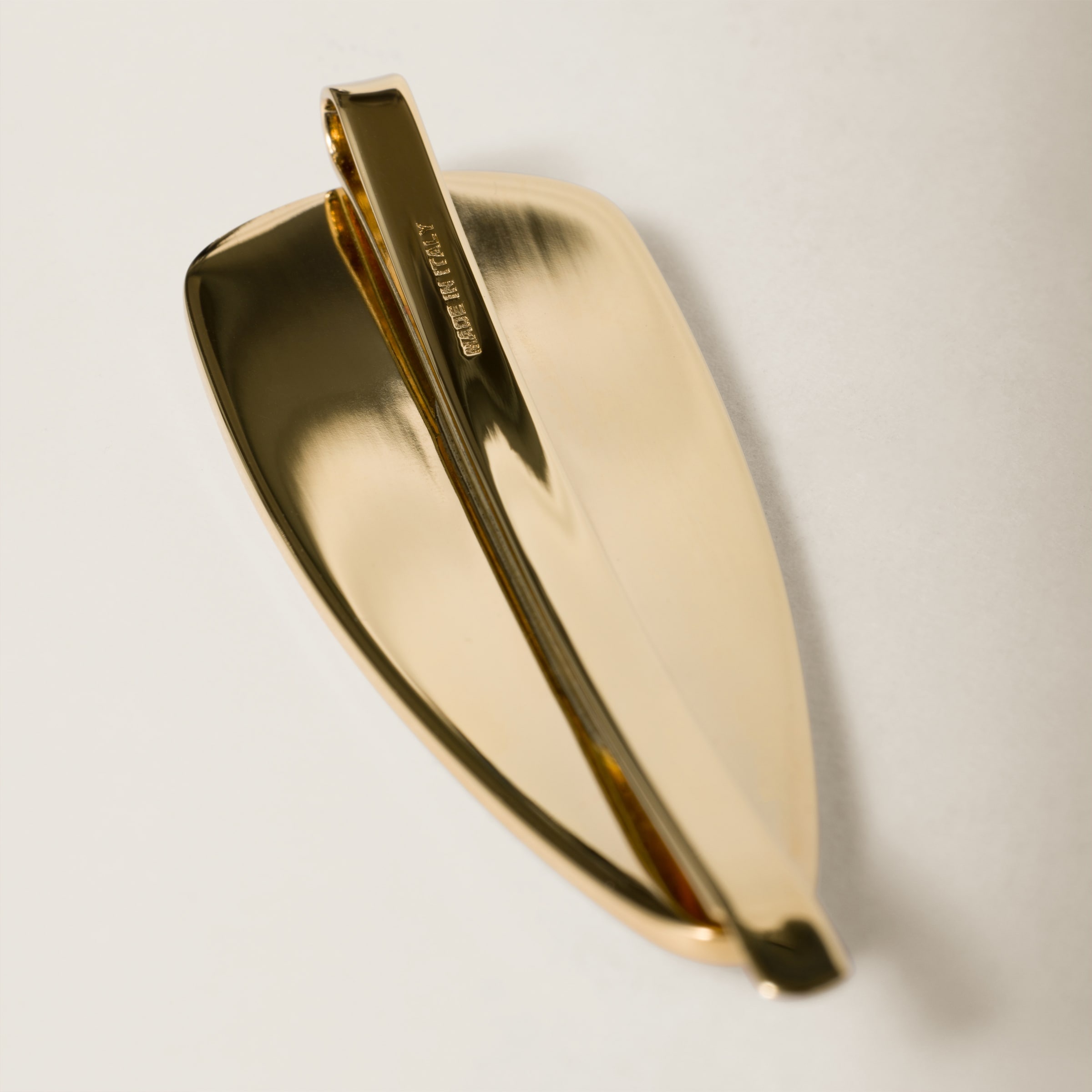 Enameled metal hair clip - 2