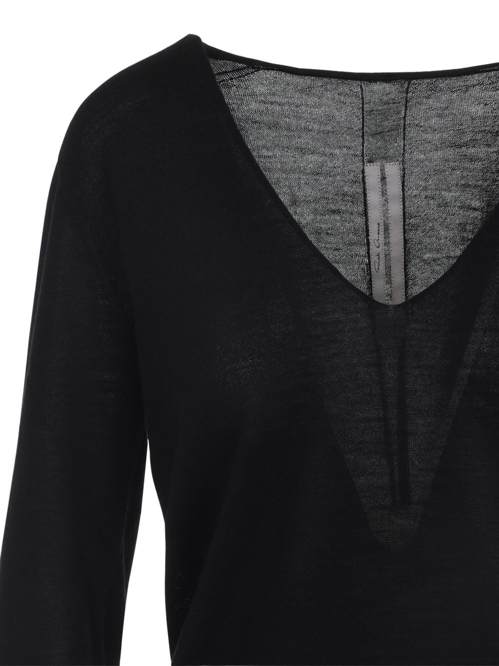 V-neck wool sweater - 3