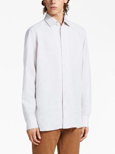 ZEGNA Pure Linen long-sleeve shirt outlook
