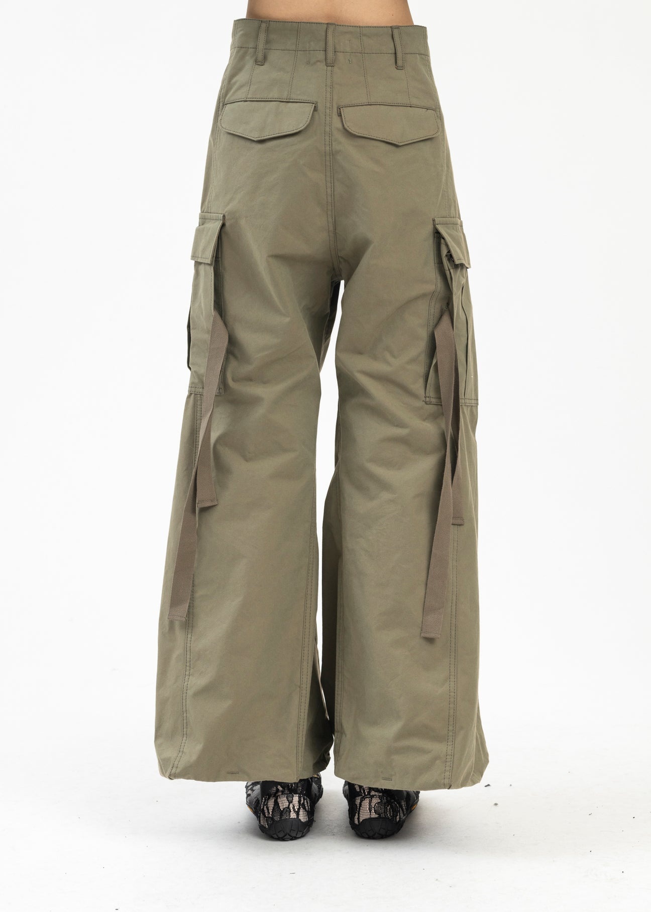 KHAKI ROBOT LEGS CARGO PANTS - 3