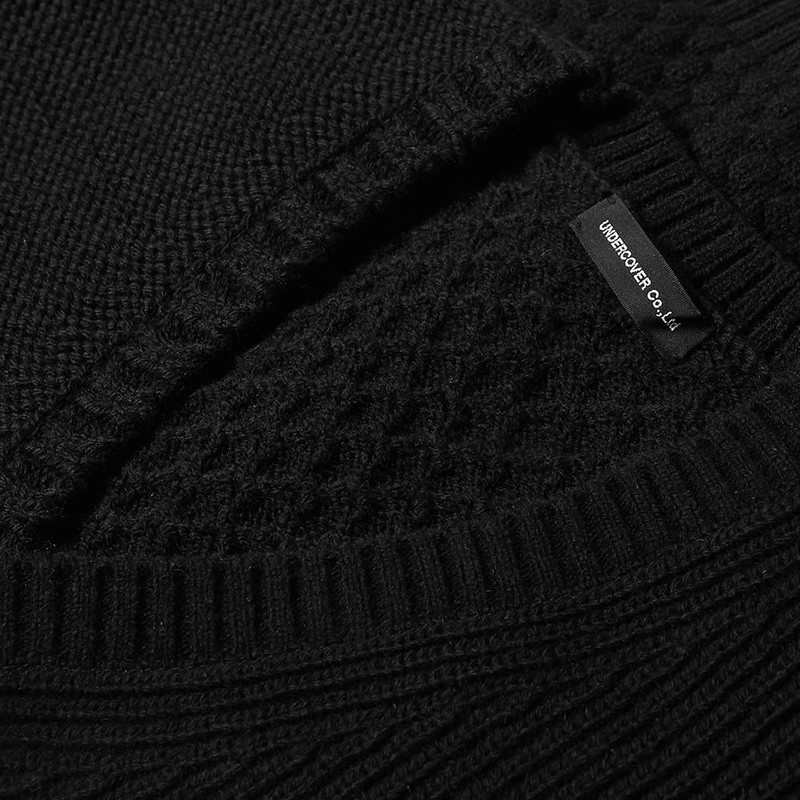 UNDERCOVER Undercover Rib Button Cardigan outlook