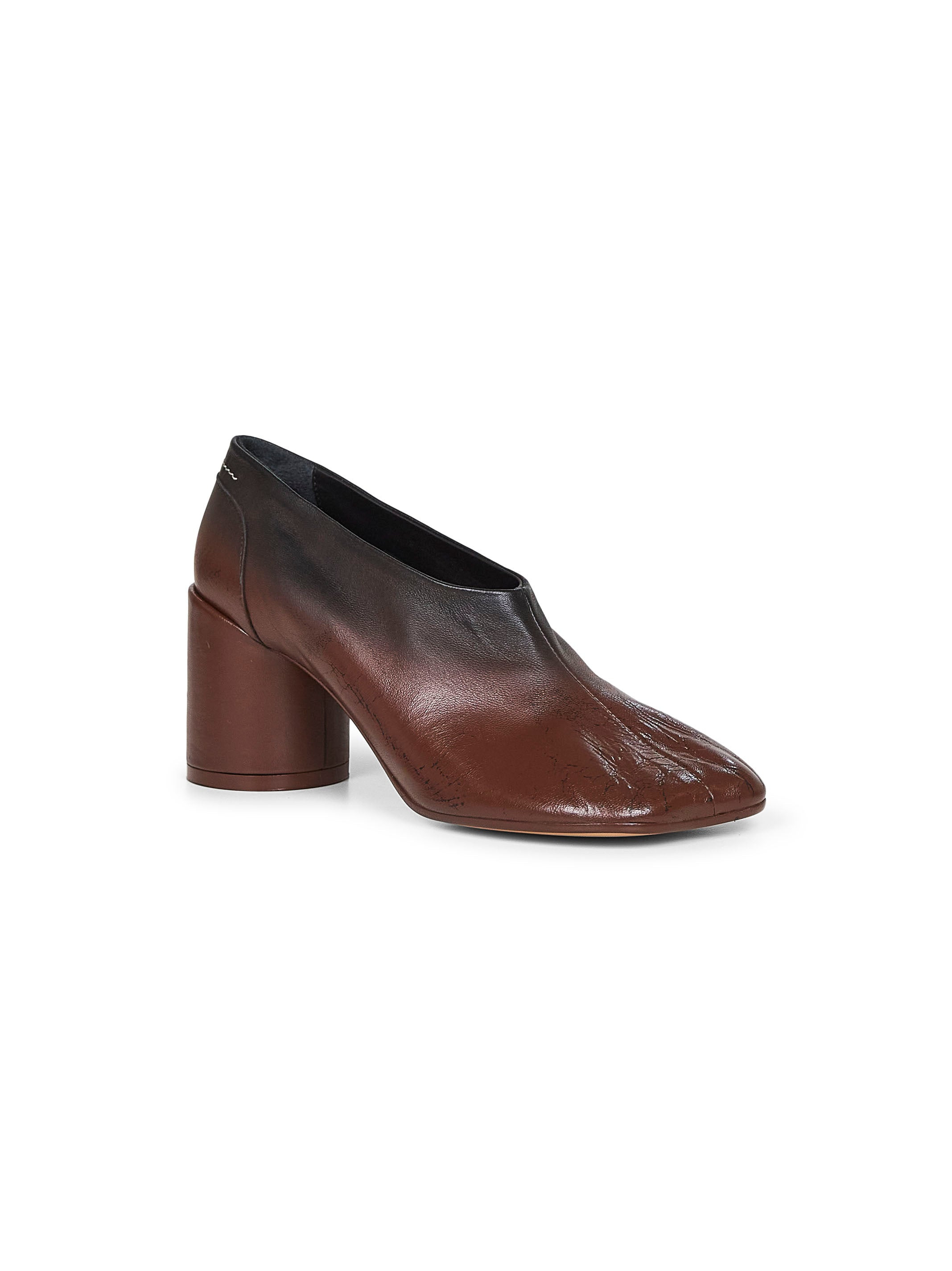 Brown gradient leather anatomic pumps - 2