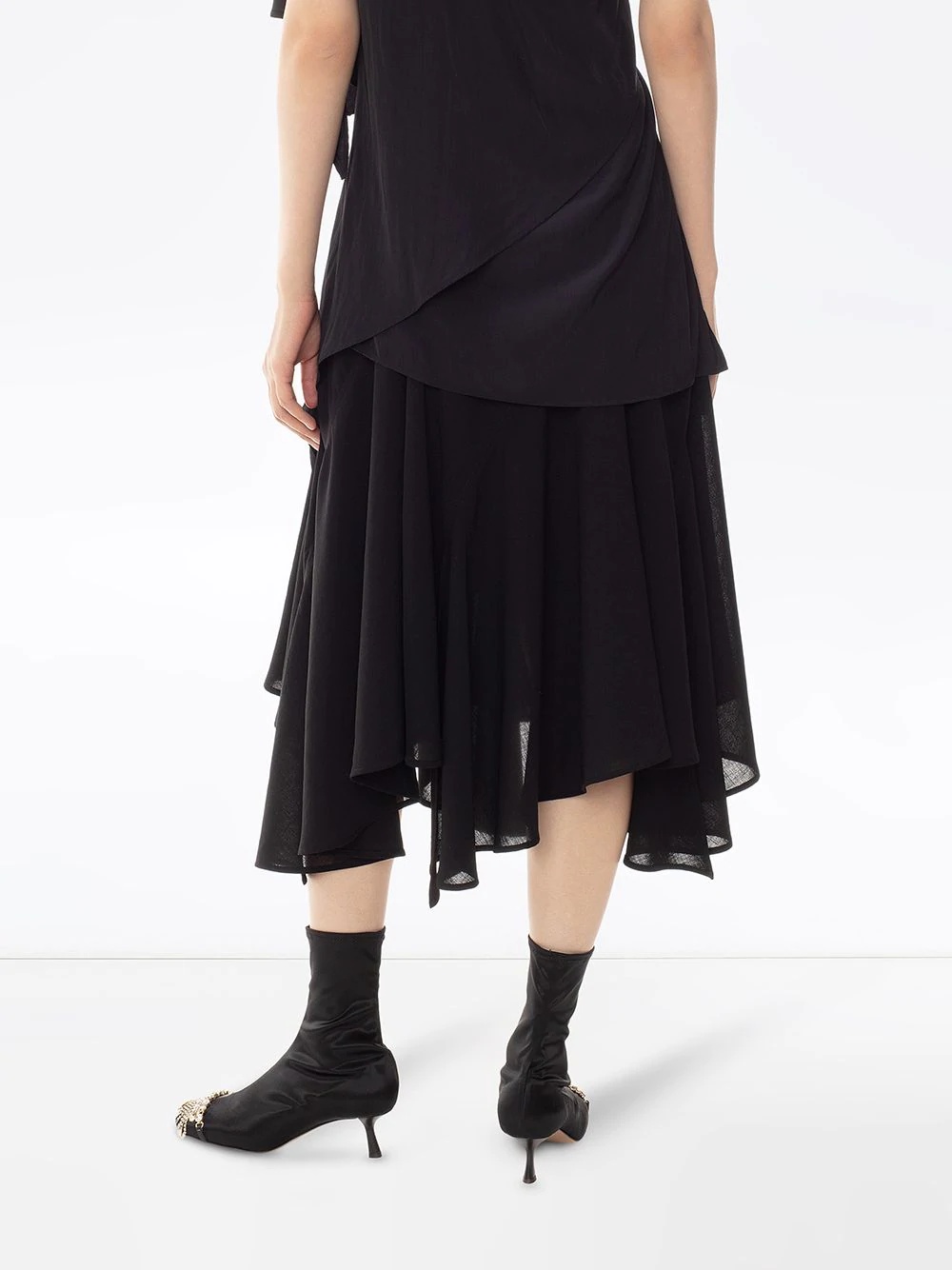 godet hem skirt - 4